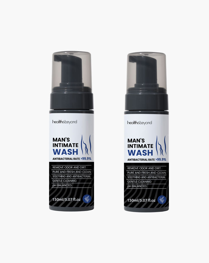 Detergente schiumogeno intimo da uomo