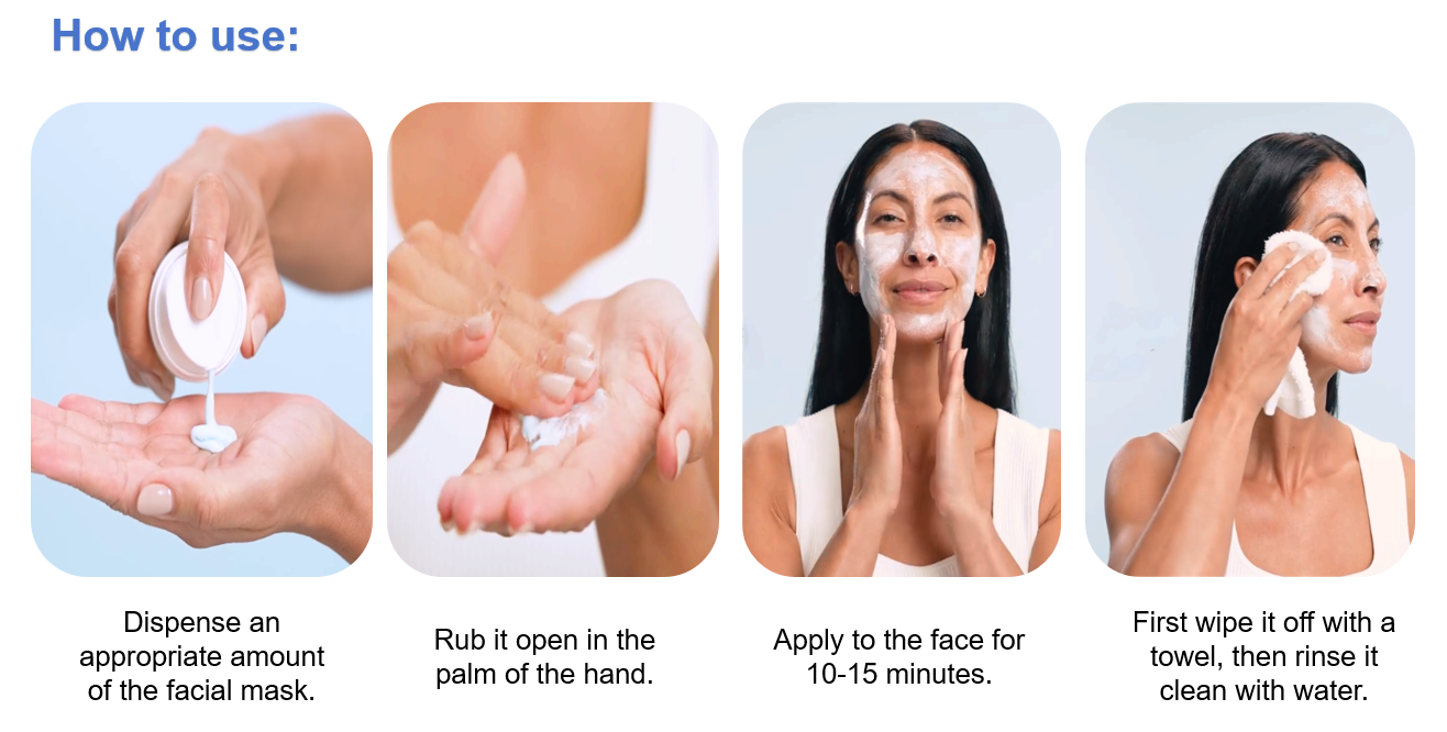 maschera viso a spirale