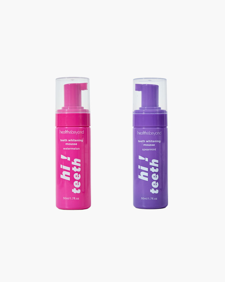 Mousse sbiancante per denti