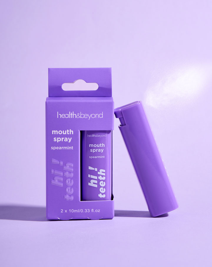 spray rinfrescante per l'alito
