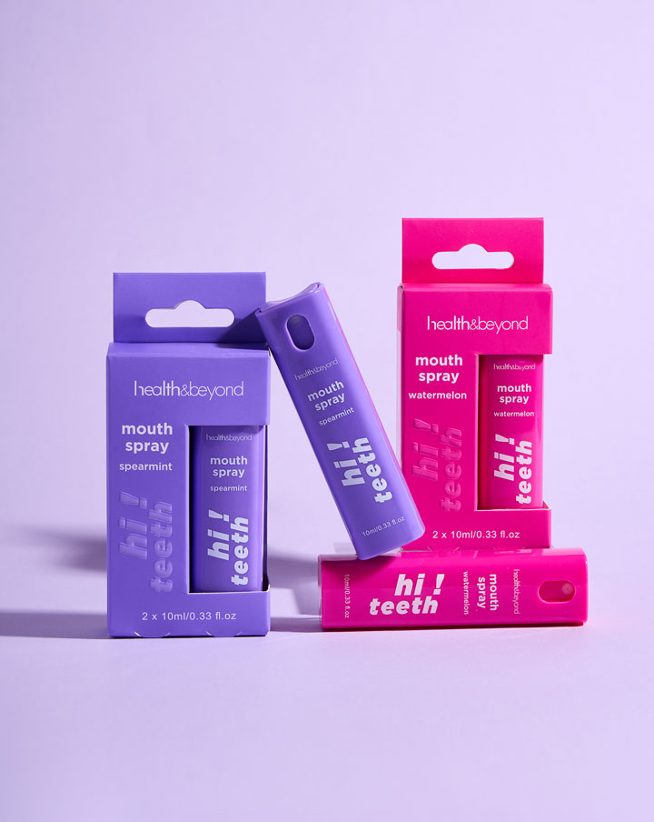 spray rinfrescante per l'alito