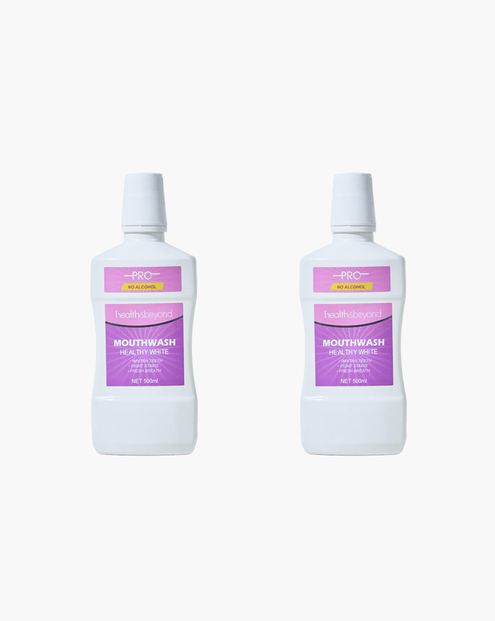 Collutorio bianco sano