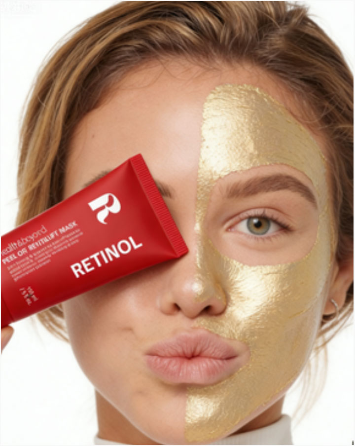 Maschera peel-off scintillante