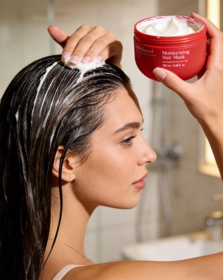 maschera idratante per capelli