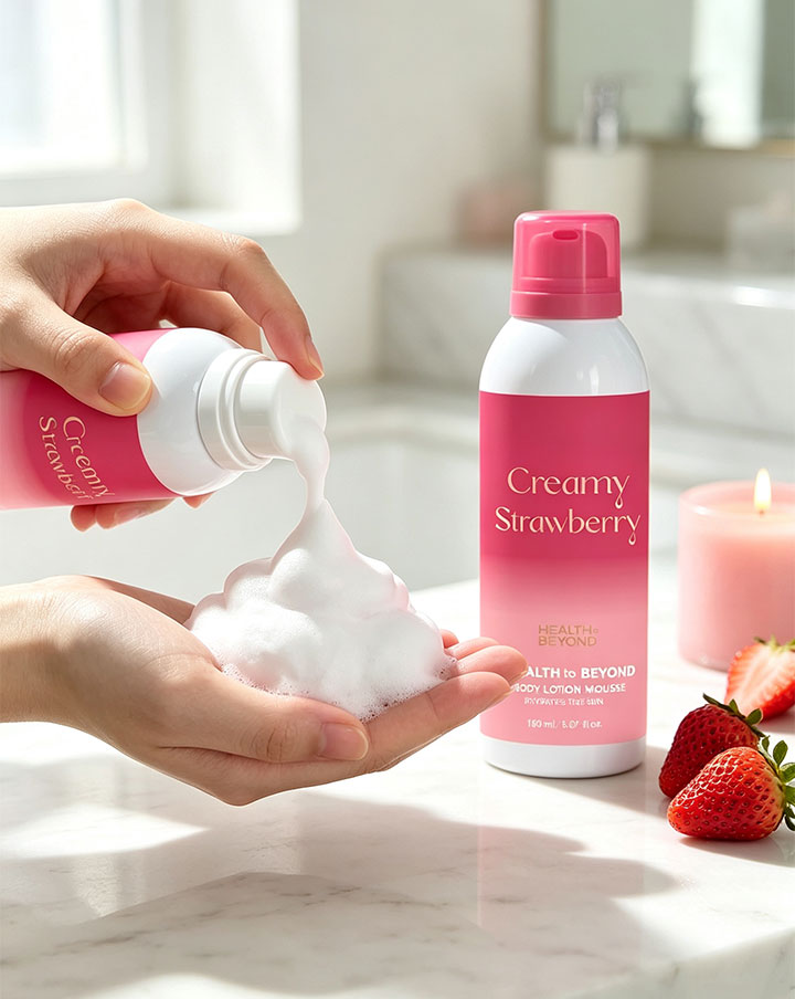 Mousse per lozione corpo