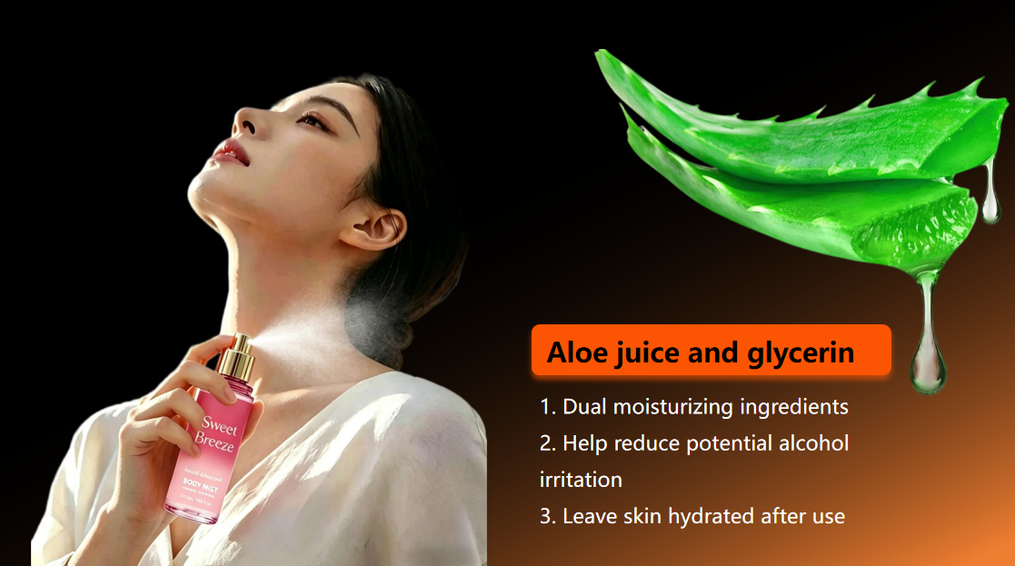 Succo di aloe e glicerina Aloe juice and glycerin